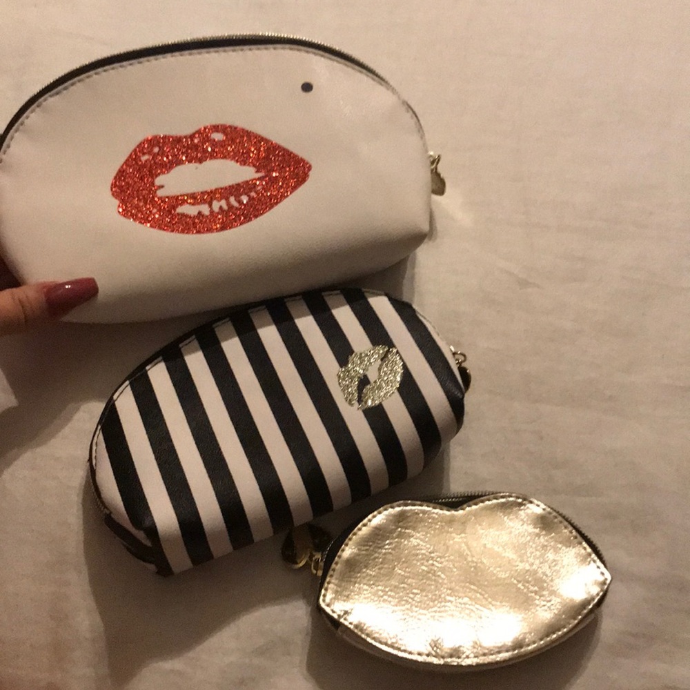 3 piece makeup bag set